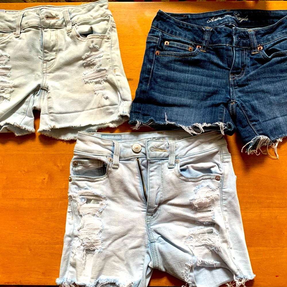 American Eagle jean shorts